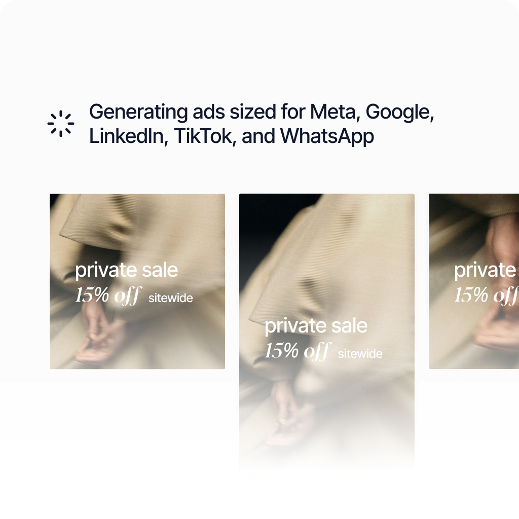 Multi-platform, sized automatically feature illustration