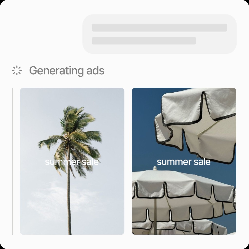 Product to ad feature illustration