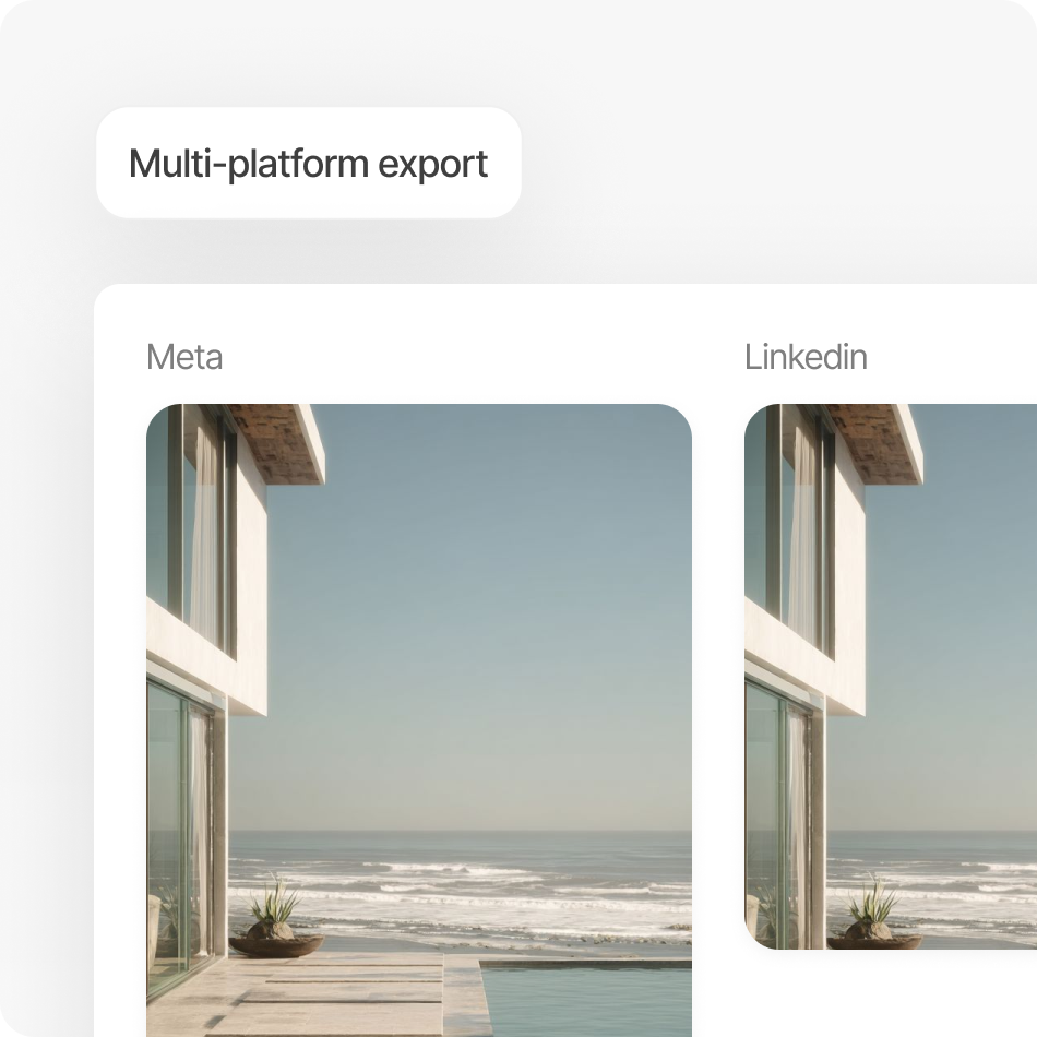 Multi-platform, auto-sized feature illustration