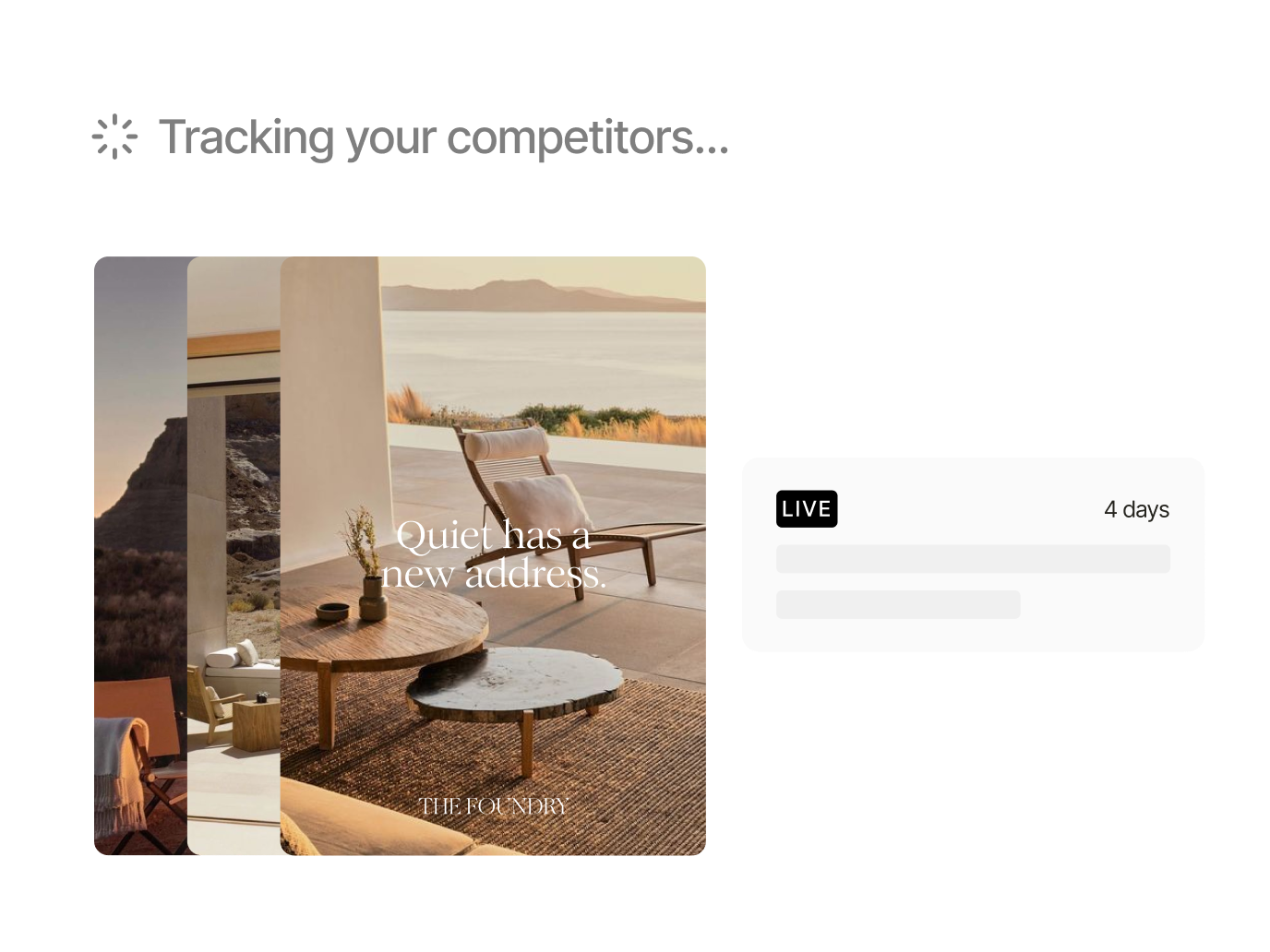 Tracking a competitor's live ad from the Meta Ad Library